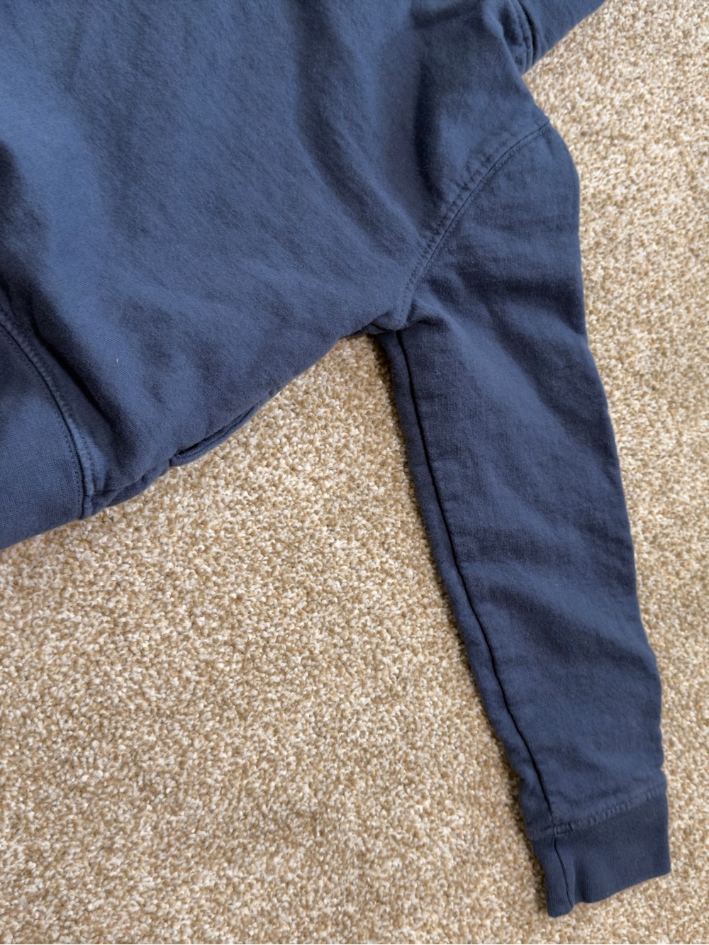 100% Cotton Embroidered Shark Hoodie Charleston Blue 2T - Picture 7 of 11